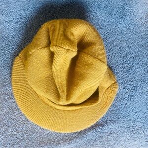 Timberland Visor Beanie Brim Snow Hat Mustard Yellow